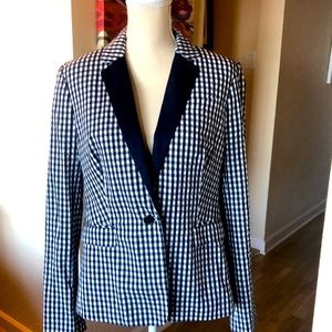 J. Crew Plaid Blazer. Size 14
